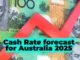 cash rate forecast for Australia