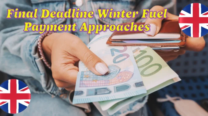 Final Deadline Winter Fuel Payment Approaches: Here How you can Claim Pension Credit