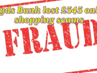 Lloyds Bank, customers lost an average of £545 to online shopping scams