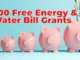 £500 Free Energy and Water Bill Grants Available for Struggling UK