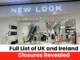 New Look Shutting 29 Stores Amid Financial Struggles – Full List of UK and Ireland Closures Revealed