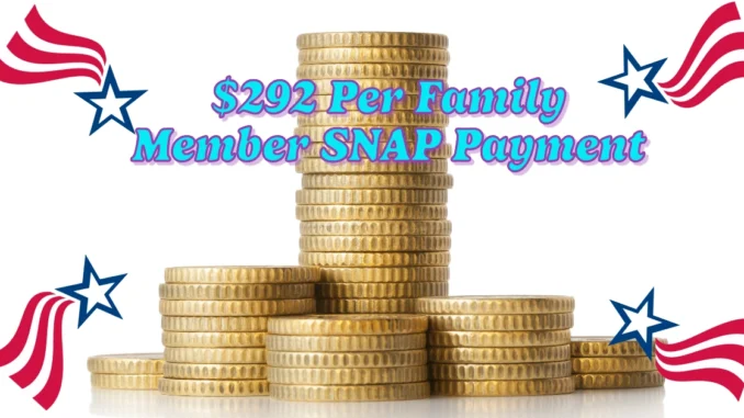 $292 Per Family Member SNAP Payment: Your Ultimate Guide to SNAP Food Stamps