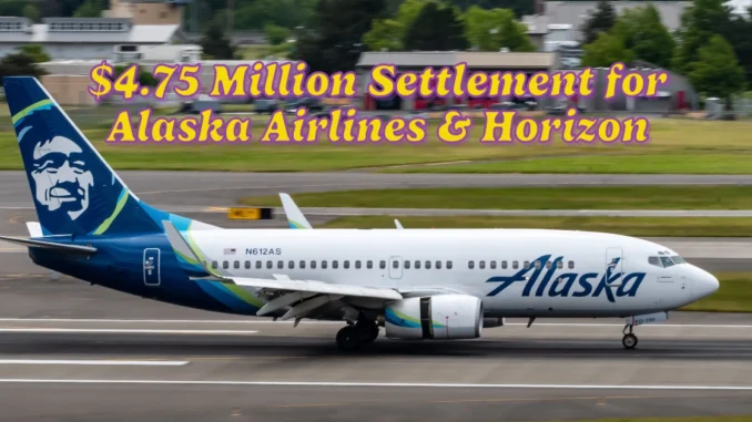 $4.75 Million Settlement for Alaska Airlines & Horizon Air Pilots Over Military Leave Pay