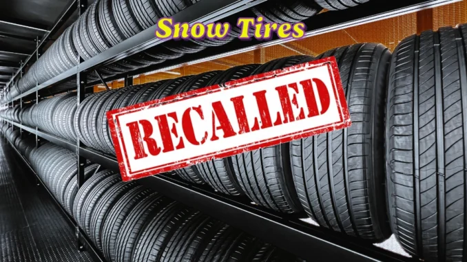 Winter Alert: Over 500k Snow Tires Recalled for Failing Traction Standards