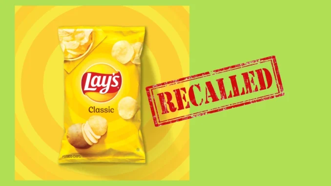 Lay’s Recall Alert: Undeclared Milk in Classic Potato Chips Could Pose Allergy Risk