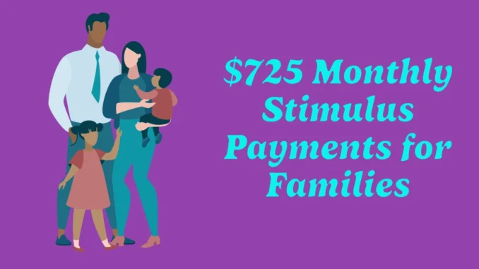 $725 Monthly Stimulus Payments for Families in the Sacramento Primero Program