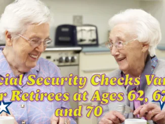 How Social Security Checks Vary for Retirees at Ages 62, 67, and 70