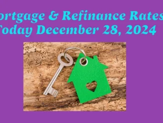 Mortgage & Refinance Rates Today December 28, 2024