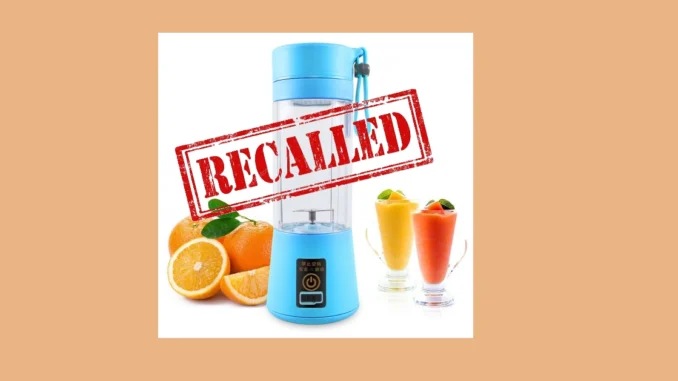 BlendJet Recall 4.8 Million Portable Blenders Pulled for Fire and Blade Hazards