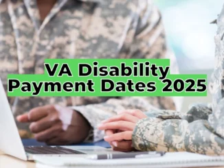 VA Disability Payment Dates 2025