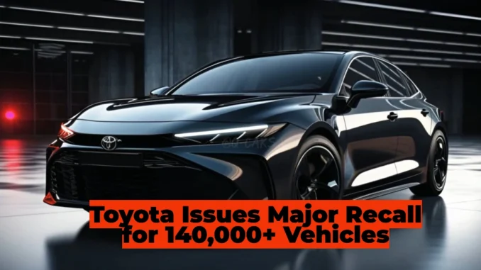 Toyota & Lexus Recall 140,000+ Vehicles: Full List of Affected Models and Safety Concerns