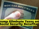 Eliminate Taxes on Social Security Benefits