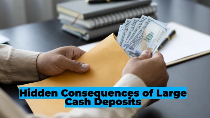 Hidden Consequences of Large Cash Deposits