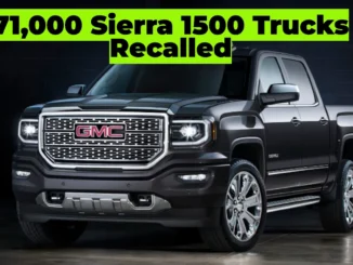 70,000+ GMC Sierra 1500 Trucks Recalled Due to Front Grille Deflector Issue