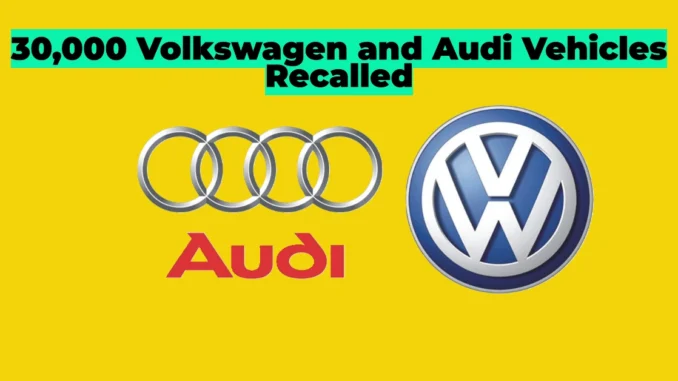 Nearly 30,000 Volkswagen and Audi Vehicles Recalled Due to Rearview Camera Software Glitch