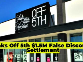 Saks Off 5th $1.5M False Discount Settlement