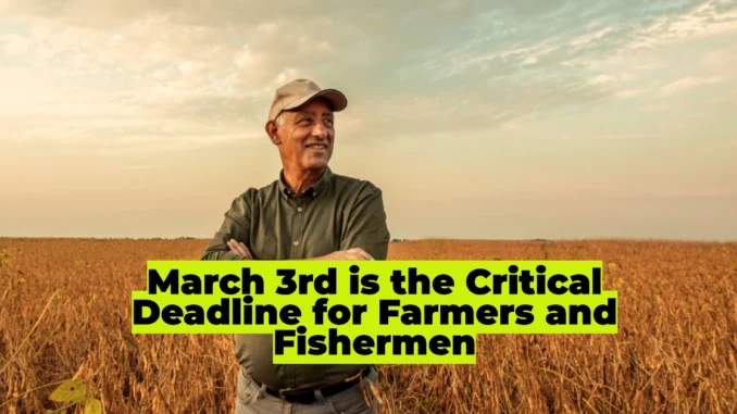 IRS Tax Season 2025: Why March 3rd is the Critical Deadline for Farmers and Fishermen