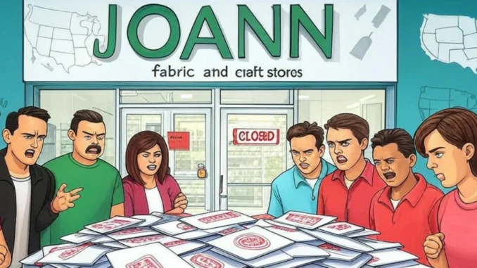 Joann Customers Outraged as Gift Cards Become Invalid Amid Nationwide Store Closures