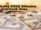 $5,000 DOGE Stimulus Check Hoax