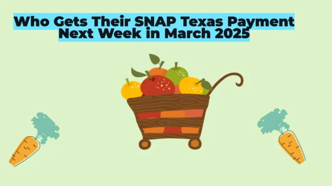 Texas SNAP Benefits March 2025: Who Will Receive Payments This Week?