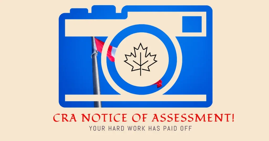 CRA Notice of Assessment