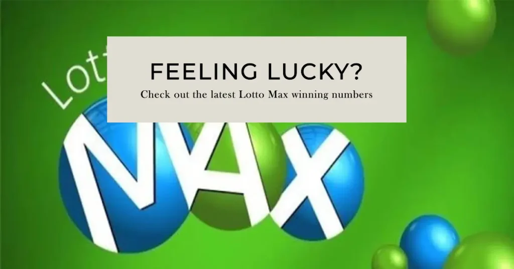 Lotto Max Winning Numbers for August 23, 2024