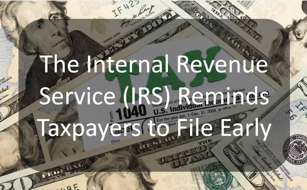 IRS Update: Deadline Approaches – Average Tax Refunds & Penalties for Failure to File