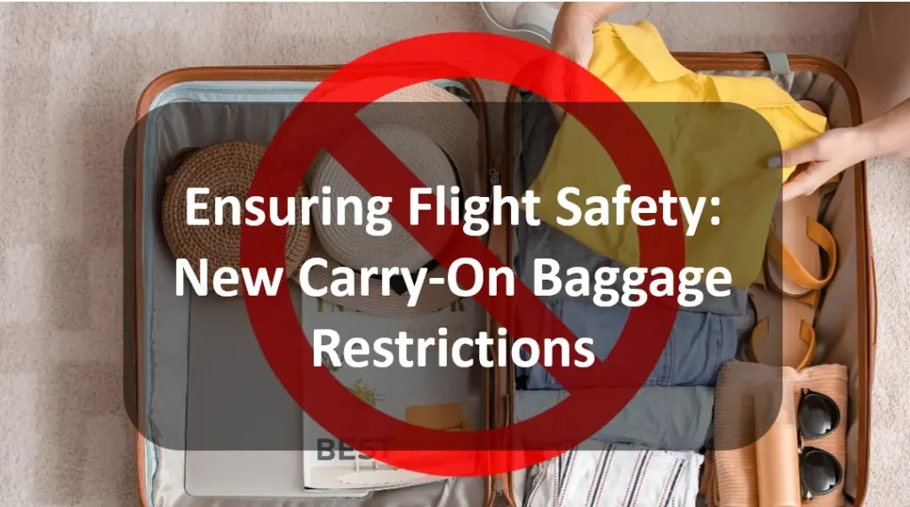 Banned in Your Carry-On: Updated List of Prohibited Items as of September