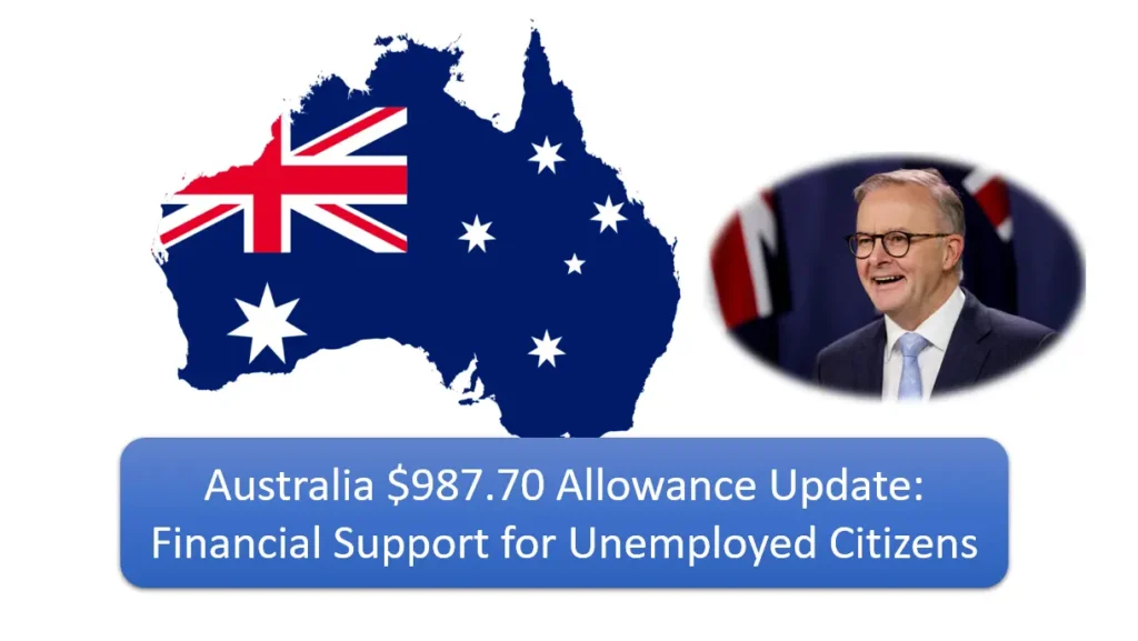 Australia $987.70 Allowance Update: Financial Support for Unemployed Citizens