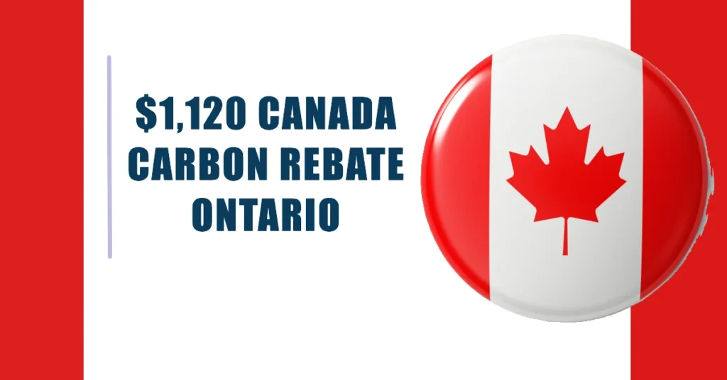 $1,120 Canada Carbon Rebate for Families in Ontario 2024-2025!