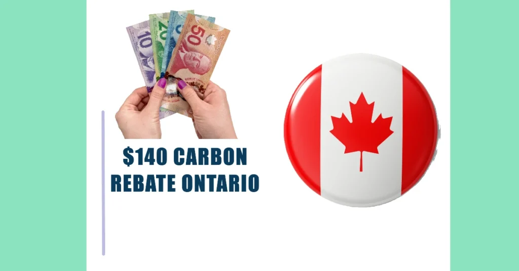 $140 Carbon Rebate Ontario Residents Will Receive in October 2024