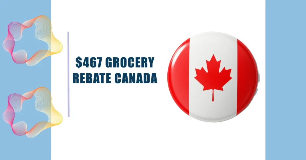 $467 Grocery Rebate Canada 2024 for Couples with two child in October