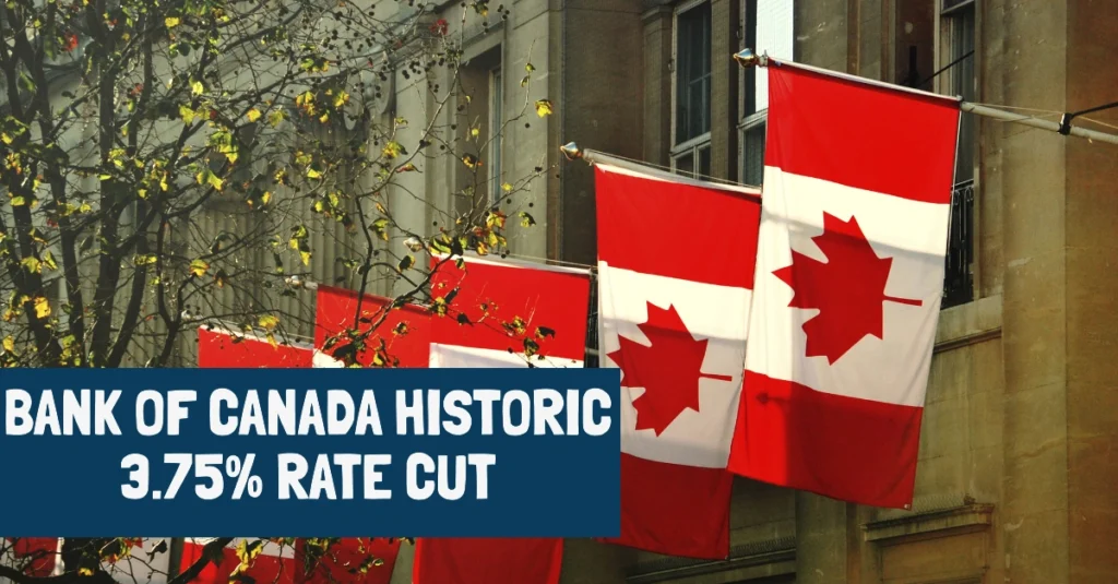 Bank of Canada Historic 3.75% Rate Cut: Key Impacts on Mortgages, Loans, and Savings 2024