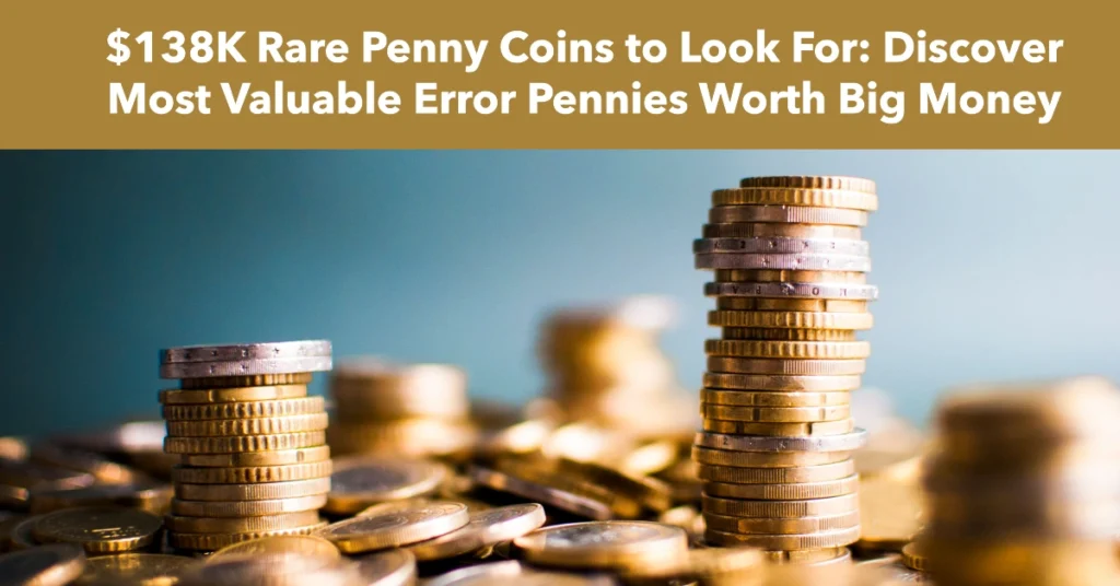 $138K Rare Penny Coins to Look For: Discover Most Valuable Error Pennies Worth Big Money