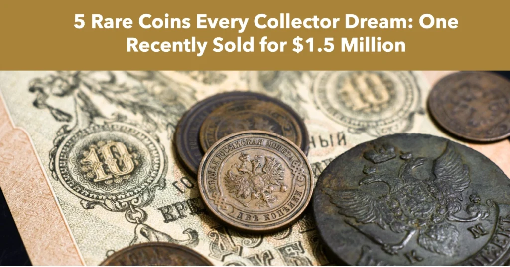 5 Rare Coins Every Collector Dream: One Recently Sold for $1.5 Million