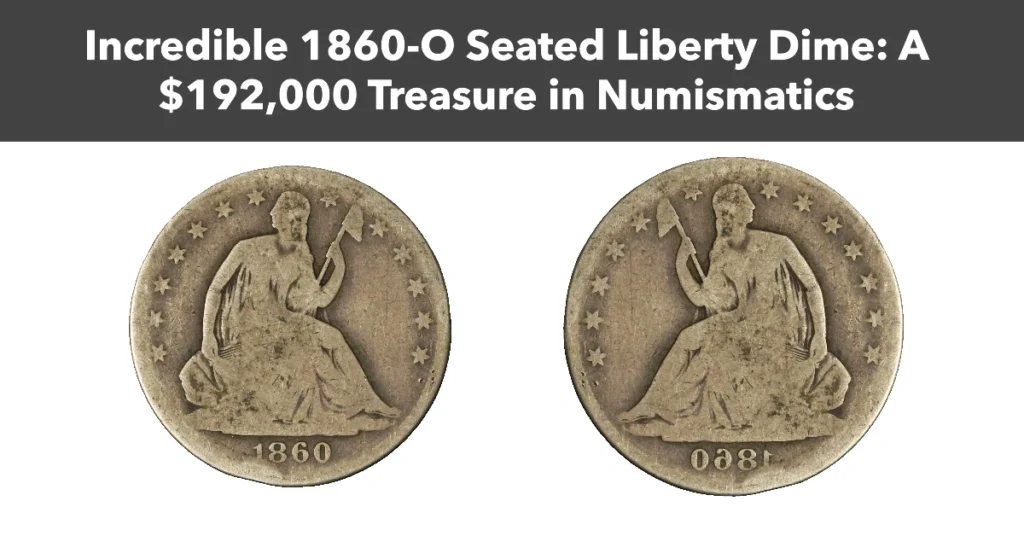 Incredible 1860-O Seated Liberty Dime: A $192,000 Treasure in Numismatics