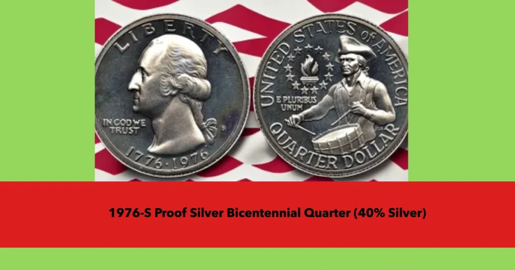 1976-S Proof Silver Bicentennial Quarter (40% Silver)