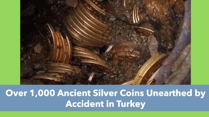 Over 1,000 Ancient Silver Coins Unearthed by Accident in Turkey