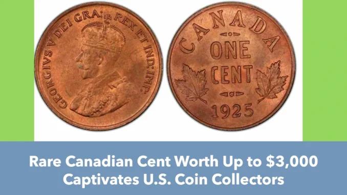 Rare Canadian Cent Worth Up to $3,000 Captivates U.S. Coin Collectors