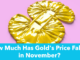 How Much Has Gold's Price Fallen in November?