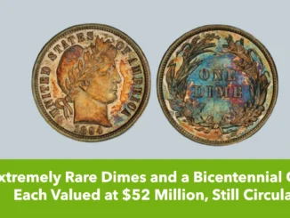 8 Extremely Rare Dimes and a Bicentennial Quarter, Each Valued at $52 Million, Still Circulate