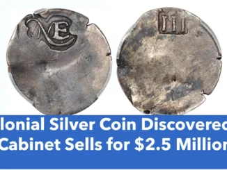 Colonial Silver Coin Discovered in Cabinet Sells for $2.5 Million