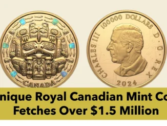 Unique Royal Canadian Mint Coin Fetches Over $1.5 Million