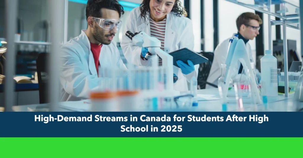 High-Demand Streams in Canada for Students After High School in 2025