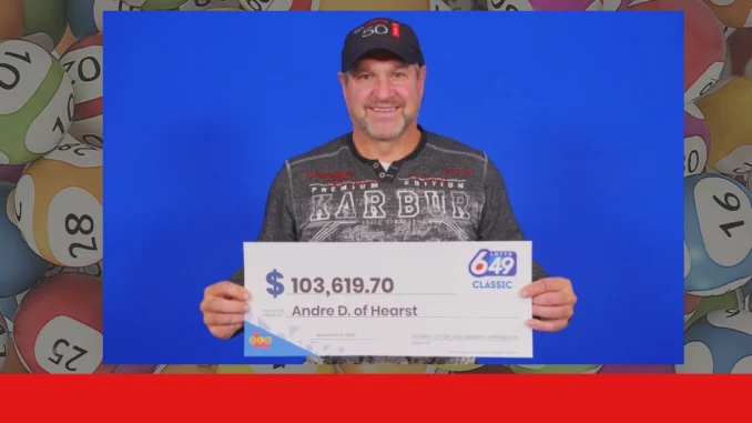 Hearst Resident Wins Big: André Doucet Takes Home $103k in Lotto 6/49 Prize