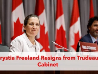 Finance Minister Canada Chrystia Freeland Resigns from Trudeau's Cabinet: A Shockwave in Trudeau's Government Amid Economic Challenges