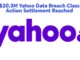 $20.3M Yahoo Data Breach Class Action Settlement Reached