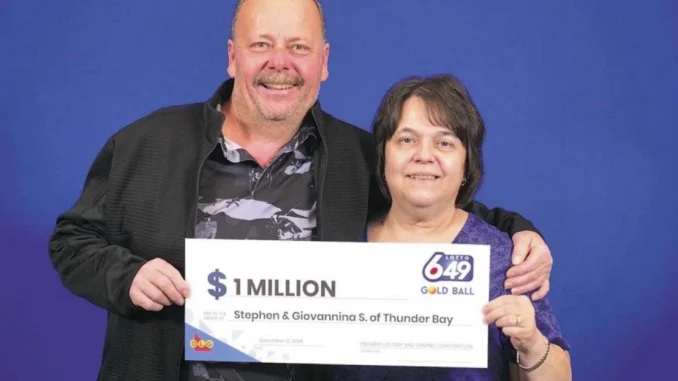 Thunder Bay Couple Wins $1-Million Jackpot: A Dream Retirement on the Horizon