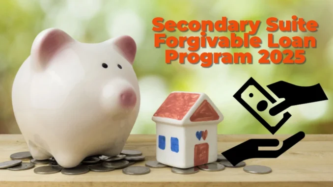 Secondary Suite Forgivable Loan Program 2025