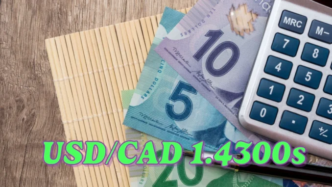 USD/CAD Edges Higher on Modest USD Strength but Struggles to Break Past Mid-1.4300s